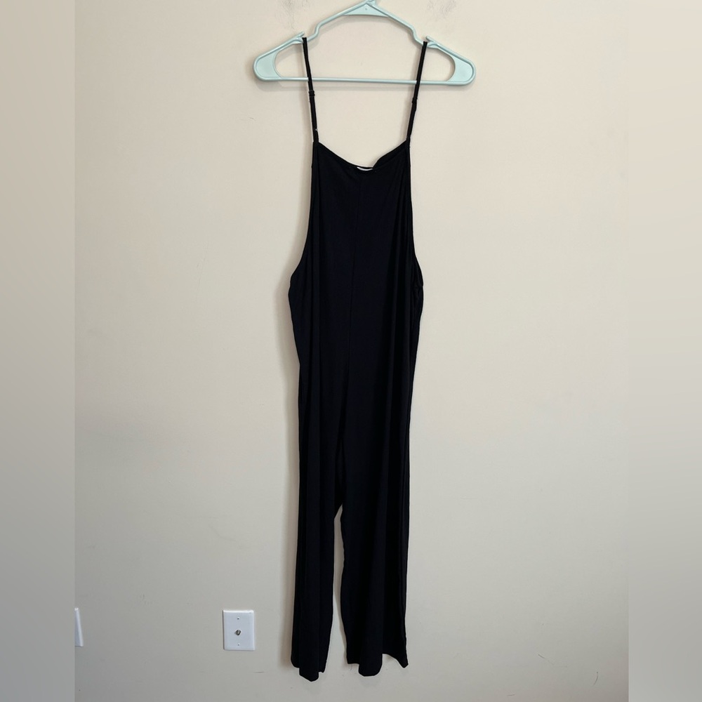 Linen Blend Jumpsuit Size Large - Picture 6 of 11